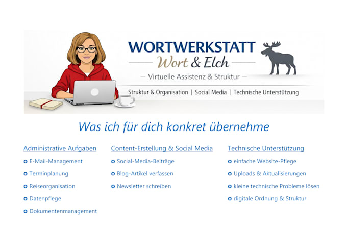 virtuelle assistenz mit struktur